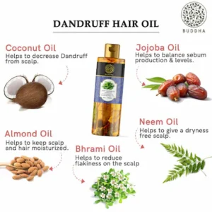 Natural oils for Dandruff and Itchy Scalp
