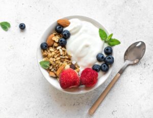 Greek Yogurt with Berries and Chia Seeds