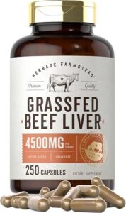 Beef liver capsules 