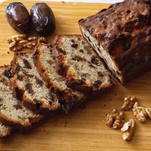 Date nut honey cake
